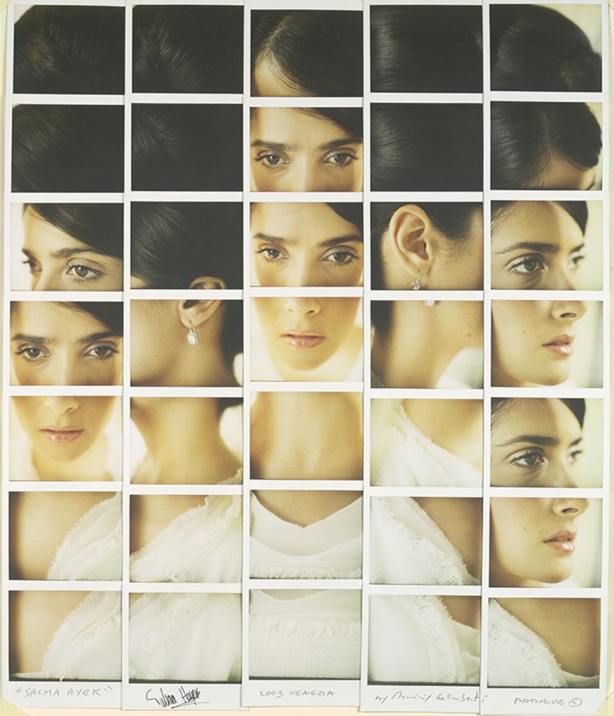 Maurizio Galimberti, HAYAK SALMA mosaico polaroid