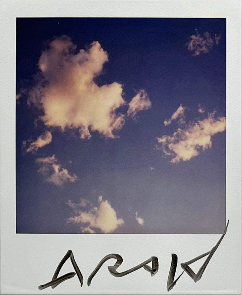 Nobuyoshi Araki , sky polaroid