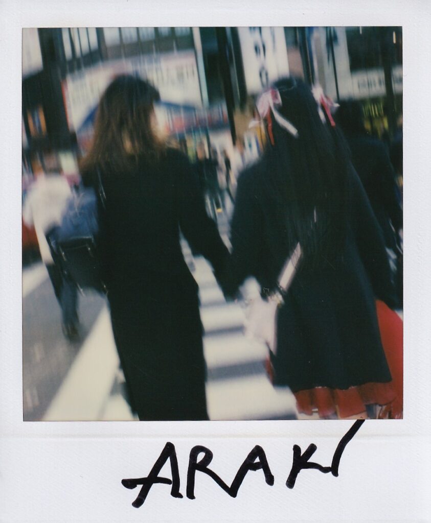 Nobuyoshi Araki, street polaroid, galleria13