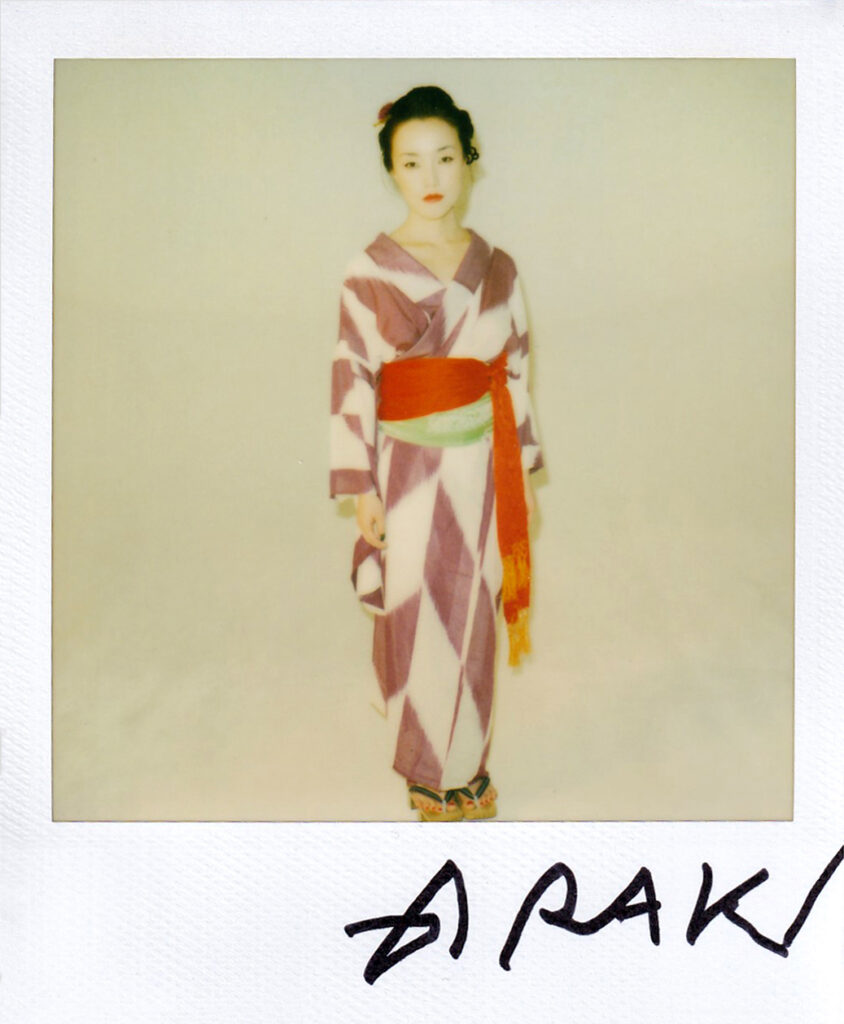 Nobuyoshi Araki, Kinbaku polaroid 10.8x8.8 cm, signed